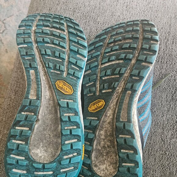 Merrell Vibram Grey Blue Running Gym Outdoor workout Hiking sneakers shoes 8.5 - Picture 7 of 12